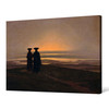 Caspar David Friedrich,Sunset Brothers,large wall art,framed wall art,canvas wall art,large canvas,M3311
