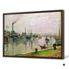 Camille Pissarro,Island of the Cross at Rouen,large wall art,framed wall art,canvas wall art,large canvas,M3251