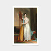 Thomas Sully,Lady with a Harp, Eliza Ridgely, c. 1818,art prints,Vintage art,canvas wall art,famous art prints,V2890
