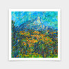 Paul Cezanne,Mount St.Victoire. Seen from Les Lauves,Landscape in Aix,1906,art prints,Vintage art,canvas wall art,famous art prints,q2743