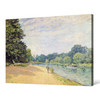 Alfred Sisley,The Thames with Hampton Church,large wall art,framed wall art,canvas wall art,large canvas,M3104