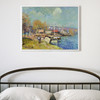 Alfred Sisley,The Seine at Port-Marly,large wall art,framed wall art,canvas wall art,large canvas,M3100