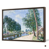 Alfred Sisley,The Loing Canal at Moiret,large wall art,framed wall art,canvas wall art,large canvas,M3090