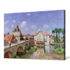 Alfred Sisley,The Bridge at Moret,large wall art,framed wall art,canvas wall art,large canvas,M3083