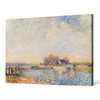 Alfred Sisley,Saint Mammès–Loing Canal,large wall art,framed wall art,canvas wall art,large canvas,M3073