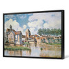 Alfred Sisley,Moret sur Loing the Porte de Bourgogne,large wall art,framed wall art,canvas wall art,large canvas,M3065