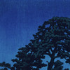 Kawase Hasui,Full moon at Magome,Japanese art,art prints,Vintage art,canvas wall art,famous art prints,V2707