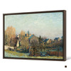 Alfred Sisley,Frosty morning in Louveciennes, 1873,large wall art,framed wall art,canvas wall art,large canvas,M3054