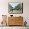 Albert Jnr Ludovici,View of Hyde Park with Figures on Rotten Row,large wall art,framed wall art,canvas wall art,large canvas, M3013