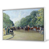 Albert Jnr Ludovici,View of Hyde Park with Figures on Rotten Row,large wall art,framed wall art,canvas wall art,large canvas, M3013