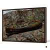 Akseli Gallen-Kallela,Boat on a Rocky Shore Near the Old Church in Tyrvaa,large wall art,framed wall art,canvas wall art,large canvas,M2985