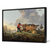 Aelbert Cuyp,Herdsmen Tending Cattle,large wall art,framed wall art,canvas wall art,large canvas,M2978
