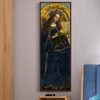Jan van Eyck,Virgin Enthroned,Ghent Altarpiece,Vertical Narrow Art,large wall art,framed wall art,canvas wall art,M500