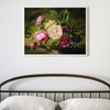 Adriana Johanna Haanen,A Still life of Roses on a River Bank,large wall art,framed wall art,canvas wall art,large canvas,M2970