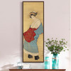 Japan Art,Japanese Maiko,Vertical Narrow Art,large wall art,framed wall art,canvas wall art,M501