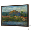 Achille Lega,On the River Arno,large wall art,framed wall art,canvas wall art,large canvas,M2962