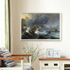 Ludolf Backhuysen,Ships In Distress Off A Rocky Coast,Large Wall Art,Framed Wall Art,Canvas Wall Art,Large Canvas,M1846