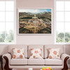 View of the Palace of Versailles around,Pierre Patel,Aerial view of the Royal Palace,canvas print,canvas art,canvas wall art,large art,p1417
