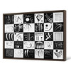 Wassily Kandinsky,Thirty,Black and white square abstract art,canvas print,canvas art,canvas wall art,large wall art,framed wall art,p1494