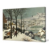 Pieter Bruegel,Hunters in the Snow,canvas print,canvas art,canvas wall art,large wall art,framed wall art,p1371