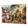 Vojtěch Bartoněk,Woodcutters,Flirting Manservant,canvas print,canvas art,canvas wall art,large wall art,framed wall art,p1482