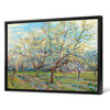Vincent van Gogh,The White Orchard,canvas print,canvas art,canvas wall art,large wall art,framed wall art,p1470