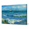 Vincent van Gogh, Seascape near Les Saintes-Maries-de-la-Mer,canvas print,canvas art,canvas wall art,large wall art,framed wall art,p1458