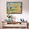 Vincent van Gogh,The Blue Train,Avenue of Plane Trees near Arles Station,canvas print,canvas art,canvas wall art,large wall art,framed,p1461