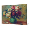 Pierre-Auguste Renoir,Roses in a Vase,Rose art,canvas print,canvas art,canvas wall art,large wall art,framed wall art,p1358