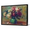 Pierre-Auguste Renoir,Roses in a Vase,Rose art,canvas print,canvas art,canvas wall art,large wall art,framed wall art,p1358