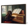 Philip Reinagle,Portrait of an Extraordinary Musical Dog,canvas print,canvas art,canvas wall art,large wall art,framed wall art,p1317