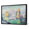 Paul Signac,The Lagoon of Saint Mark,Venice,Sailing scenery,canvas print,canvas art,canvas wall art,large wall art,framed wall art,p1308