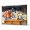 Paul Cézanne,Fruit on a Table,Fruit still life,restaurant Wall Art,canvas print,canvas art,canvas wall art,large wall art,framed art,p1260
