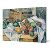 Paul Cézanne,A Table Corner, Un coin de table,Table fruit still life,canvas print,canvas art,canvas wall art,large wall art,framed art,p1257