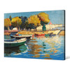 Navarro da Costa, Port of Leixões_ Portugal,Lake boat scenery,canvas print,canvas art,canvas wall art,large wall art,framed wall art,p1243
