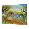 Morgan Russell, La Ferme au Couches,Farmhouse scenery,canvas print,canvas art,canvas wall art,large wall art,framed wall art,p1242