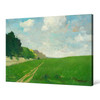 Mikuláš Jordán,Summer Landscape,Green grass landscape,path in the grass,canvas print,canvas art,canvas wall art,large wall art,framed,p1238