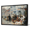 Luděk Marold,The Egg Market in Prague,food market,canvas print,canvas art,canvas wall art,large wall art,framed wall art,p1213