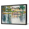 Leslie Hunter,Reflections, Balloch ,Riverside villa scenery,canvas print,canvas art,canvas wall art,large wall art,framed wall art,p1205