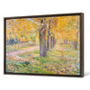 Kuroda Seiki,Yellow Leafed Poplars,Autumn forest landscape,canvas print,canvas art,canvas wall art,large wall art,framed wall art,p1199