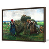 Julien Dupré,The Hay Harvesters,Harvesting haystacks,Dutch art,canvas print,canvas art,canvas wall art,large wall art,framed wall art,p1192