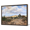 Johannes Hermanus Barend Koekkoek,Fisherman's House in the Dune,Farmhouse scenery,canvas print,canvas art,canvas wall art,large art,p1163