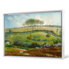 Jean-François Millet, Pasture near Cherbourg,Green field,canvas print,canvas art,canvas wall art,large wall art,framed wall art,p1150