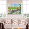 Jean Puy,Roman bridge in St Maurice ,Country road,canvas print,canvas art,canvas wall art,large wall art,framed wall art,p1141