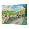 Jean Puy,Roman bridge in St Maurice ,Country road,canvas print,canvas art,canvas wall art,large wall art,framed wall art,p1141