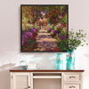 Claude Monet,A Pathway In Monets Garden Giverny,Canvas Print,Canvas Art,Canvas Wall Art,Large Wall Art,Framed Wall Art,P2655