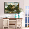 Jacob van Ruisdael,Two Watermills and an Open Sluice,Riverside mill,canvas print,canvas art,canvas wall art,large wall art,framed art,p1126