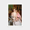 John Singer Sargent,Mrs. Fiske Warren,Gretchen Osgood, Her Daughter Rachel,art prints,Vintage art,canvas wall art,famous art prints,q2522