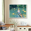 Gustave Caillebotte,Skiffs, Canoe rowing,canvas print,canvas art,canvas wall art,large wall art,framed wall art,p1052