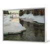Frits Thaulow,Mountain stream,Winter ,River scenery,canvas print,canvas art,canvas wall art,large wall art,framed wall art,p1017